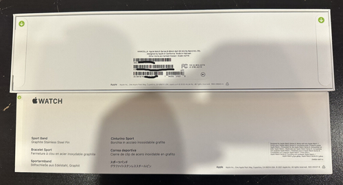 Apple Watch Series 8 GPS Cellular 45mm Graphite Stainless Midnlght M/L MNW23LL - Zdjęcie 5 z 5