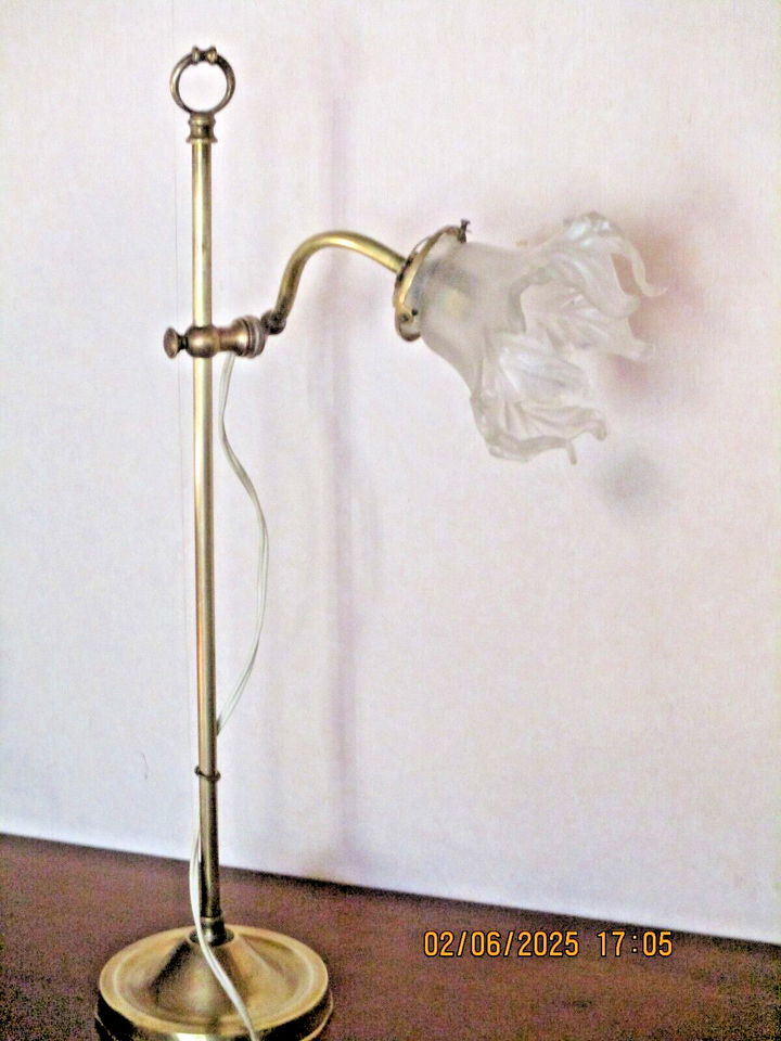 Lampe de bureau orientable Art Déco moderniste | Lignes croisées