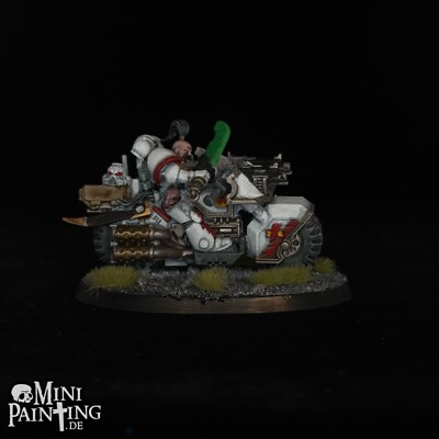 White Scars Commander Captain on Bike KOR SARRO KHAN Jetek Suberei Warhammer 40k