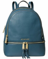 beacon small embroidered denim backpack