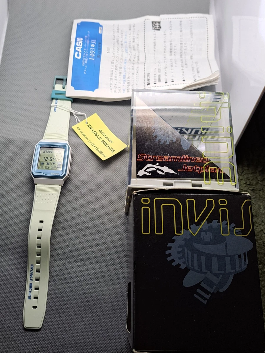 時計 CASIO DATABANK INVISIBLE MACINE 1493 CASIO DATABANK INVISIBLE MACINE 1493（HYPER Rare Vintage