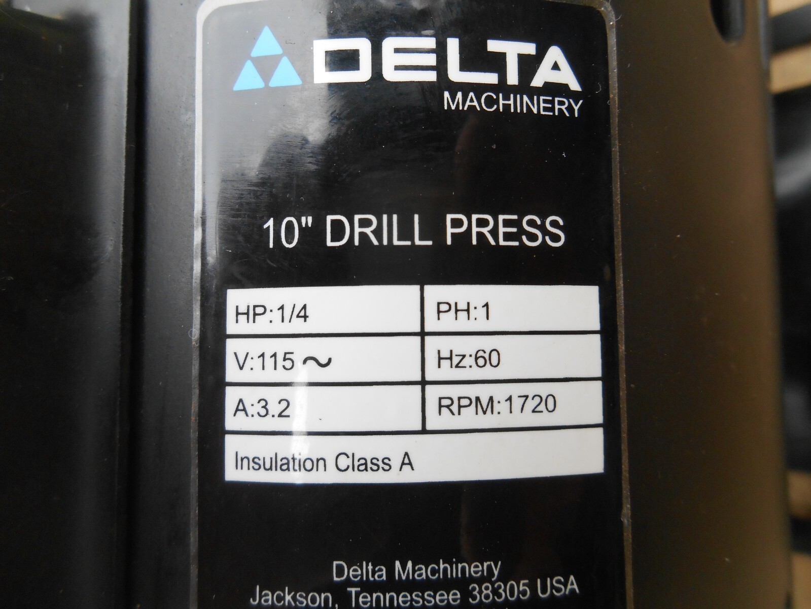 DELTA DP200 DRILL PRESS MOTOR eBay