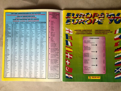 ALBUM PANINI EUROPA' 96 VUOTO IN PERFETTE CONDIZIONI - Il Reale Collezionismo
