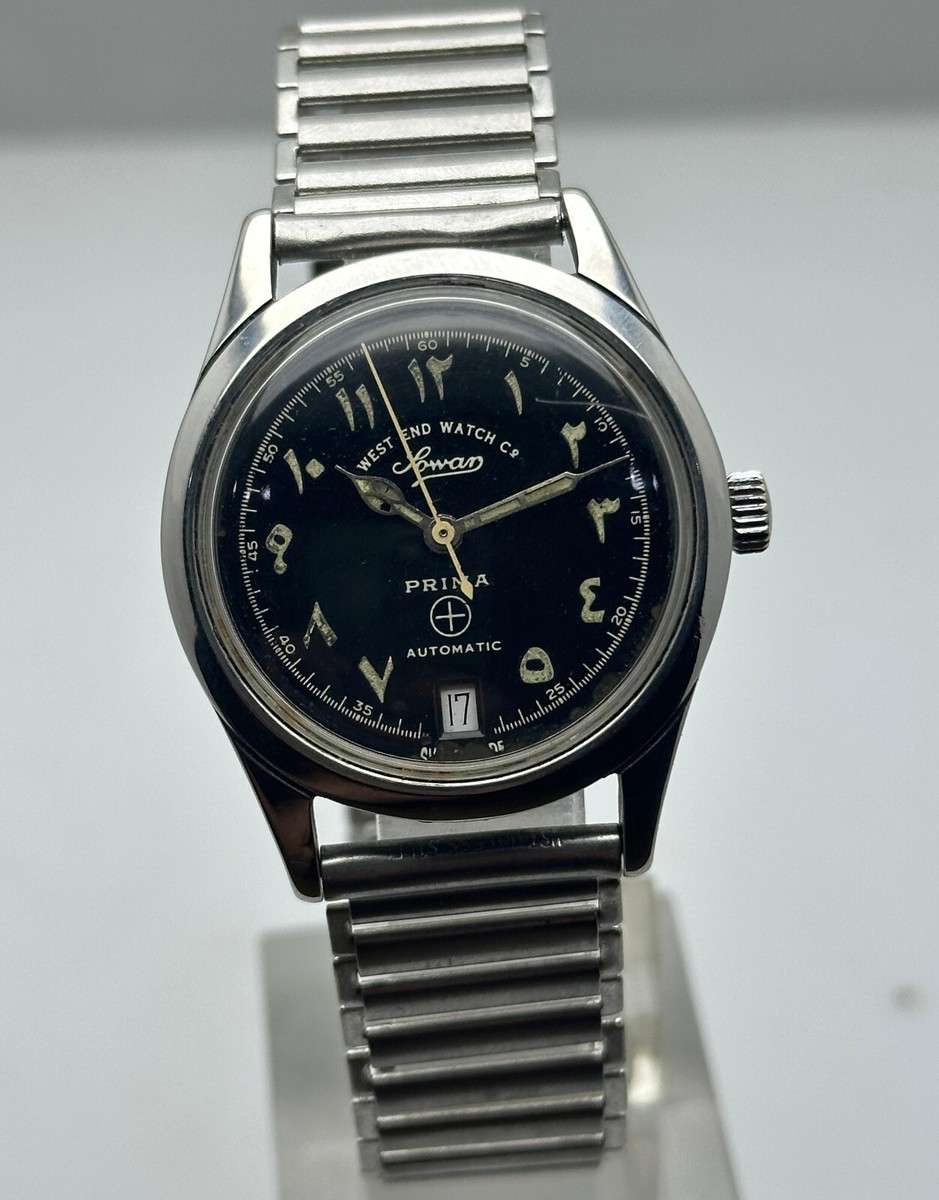VintageM WEST END WATCH PRIMA Sowar 英軍官有 1940s West End Watch Co Sowar Prima Civil Service India
