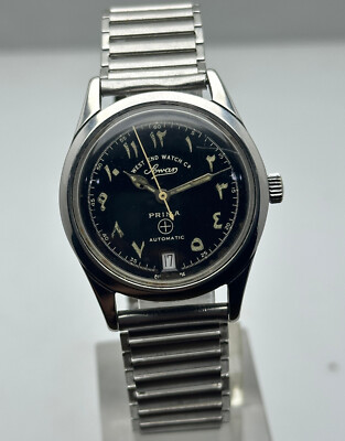 Vintage West End Watch Co Sowar Prima Automatic Arabic Dial