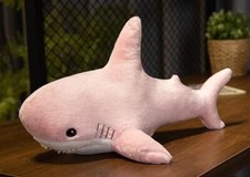 Pink Shark 24 Inch Stuffed Animal Plush Toys Toddler Doll Kids Gifts