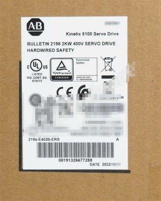 1PC New Allen Bradley 2198-E4020-ERS Kinetix 5100 400V Class Servo Drive