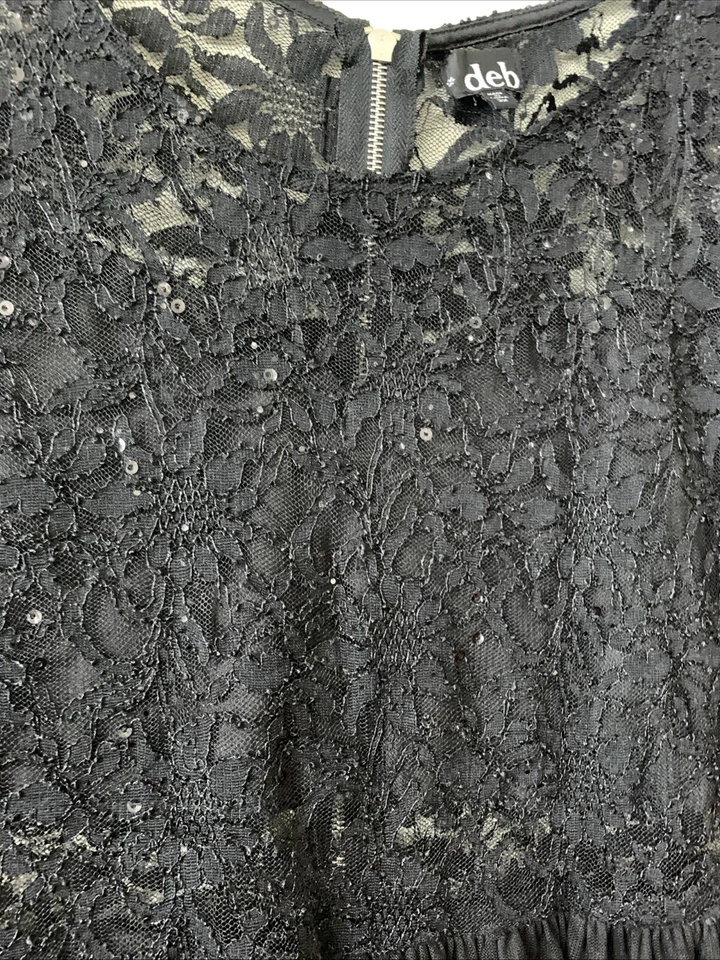 Mini Vestido De Colección Y2K Negro Talla Grande 3x Hada Grunge Oscuro Romántico Capricho Baile de graduación Foto 3 de 4