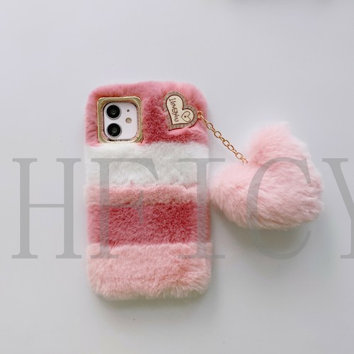 for Google Pixel4 4A 5 6 Pro 6A 7A 8 9 Pro XL Plush Love Heart Tassel Phone Case - Picture 15 of 20