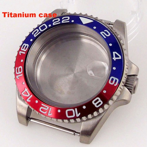 40 mm Sub GMT Uhrengehäuse Allergie vorbeugen Saphir Titan passend NH34 NH35 NH36 - Bild 36 von 38
