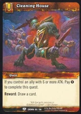 World of Warcraft TCG Cleaning House - Crown of the Heavens 195/198
