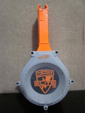 Nerf N-Strike Elite 25 Max Round Ammo Drum Magazine Orange Dart Clip Replacement