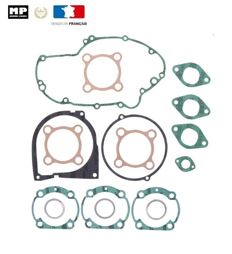 Joints haut-moteur Kawasaki H2 750 Mach 4 1972-1975 : pochette de restauration complète
