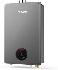 FOGATTI Tankless Water Heater Natural Gas Indoor 7.5 GPM 170K BTU Instant Hot