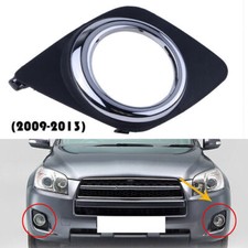 Left Side Front Bumper Fog Light Cover for Toyota RAV4 2009 2010 2011 2012 2013
