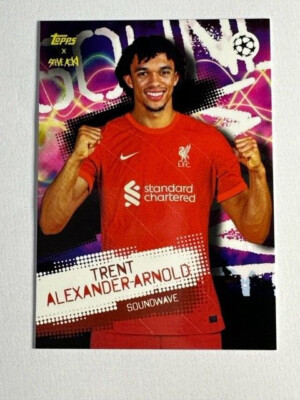 Topps Steve Aoki 2021/22 UEFA Champions League Liverpool Trent Alexander-Arnold