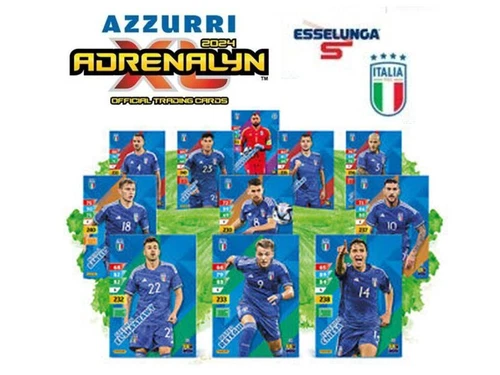 CARDS PANINI ADRENALYN XL - Esselunga 2024 - calciatori europei Nazionale Italia