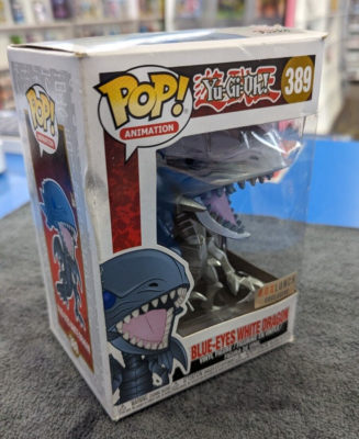 Figurine Funko Pop! Animation: Yu-Gi-Oh- Blue Eyes Toon Dragon - Jeux vidéo