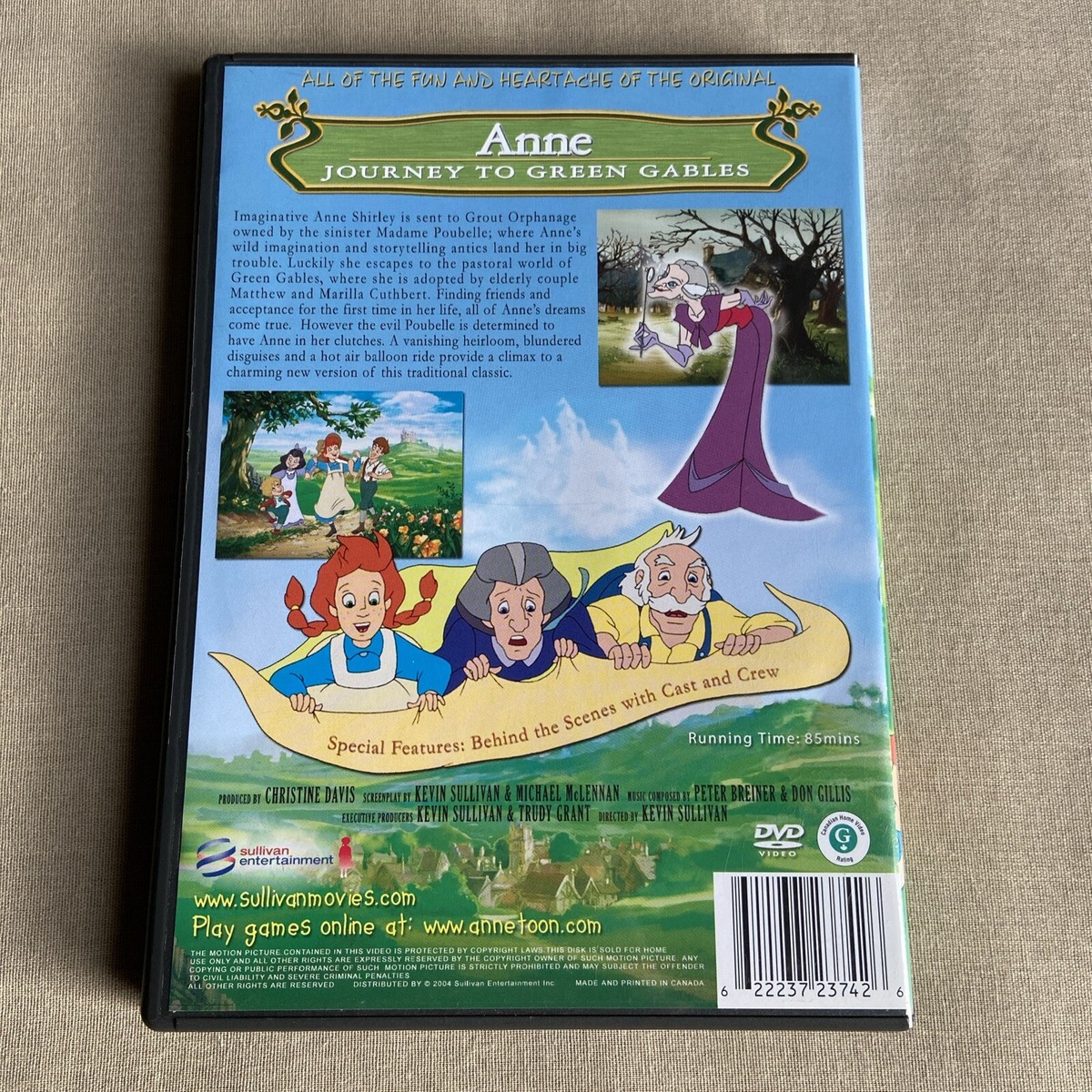 (未使用･未開封品)Gli Anni Novanta [DVD] Anne Journey to Green Gables (DVD 2005) Animated Movie Mckenzie