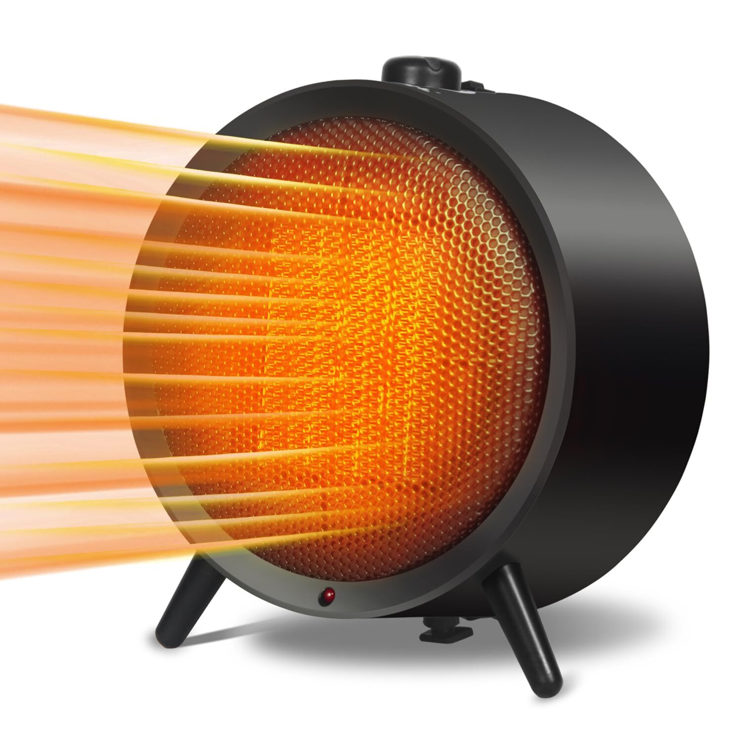 Electric Space Heater For Indoor Use, Small Heater 1500W Ceramic Fast Heating...