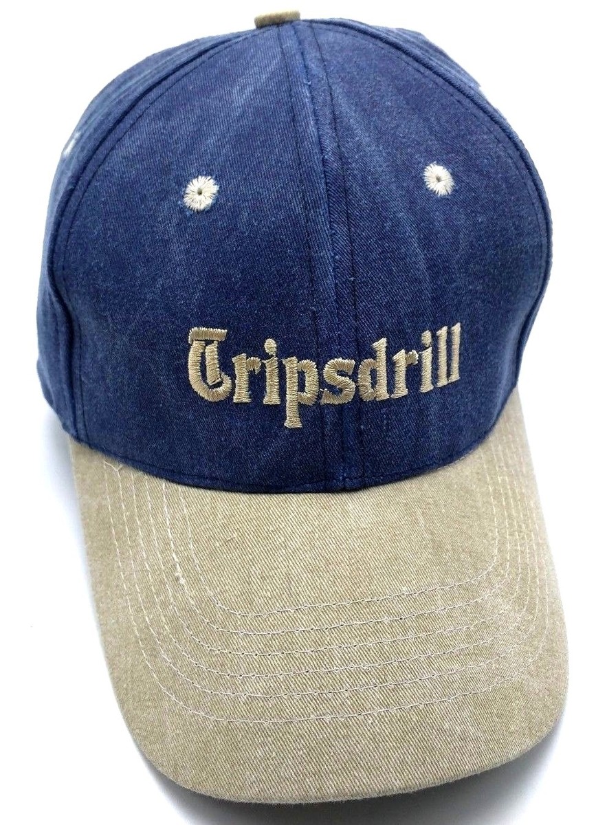 TRIPSDRILL hat blue beige adjustable cap Cleebronn Germany theme