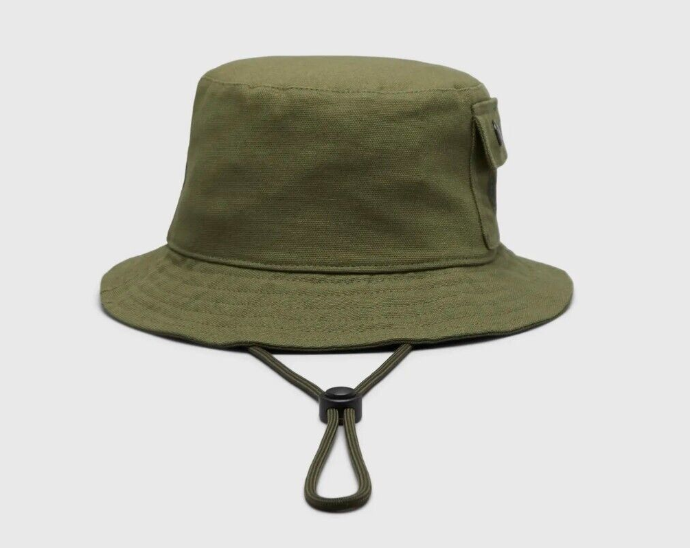 帽子 Pretty Green Prestleigh Pocket Hat Khaki NEW Limited Edition PRETTY GREEN Prestleigh Canvas Pocket