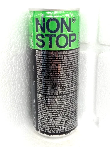 NON STOP S.T.A.L.K.E.R. GREEN Energy Drink  EMPTY Can 250ml Ukraine 2025 Collect - Picture 5 of 11