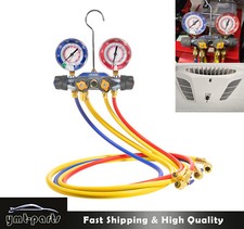 49968 Charging Manifold 4 Valve Test, A/C Manifold Gauge Set Fit R-22, R-404a