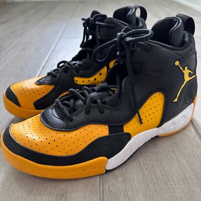 NIKE JORDAN PRO RX BLACK/UNIVERSITY GOLD-WHITE SIZE MEN display picture 1