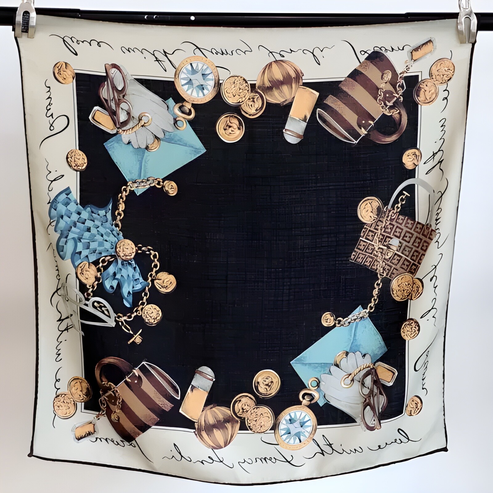 70% Cashmere 30% Silk Double Face Square Scarf Shawl 26 Inch Wrap