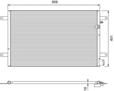 VALEO AC Condenser For AUDI A6 Allroad Avant 4F C6 S6 4F0260403L