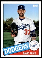 2020 Topps 1985 Baseball 35th Anniversary David Price Red Sox #85TB-21
