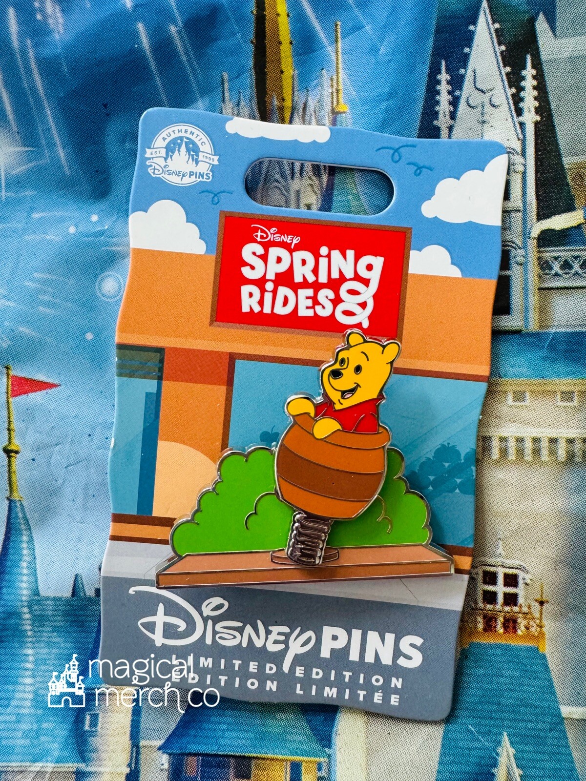 2024 Disney Parks Spring Rides Winnie The Pooh Pin LE 4000