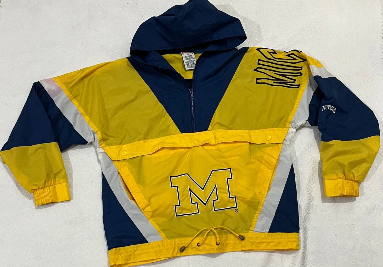 Vintage Michigan Nutmeg Mills Windbreaker Jacket – Size M