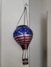 Hot Air Balloon Solar Lantern Outdoor - Flame Hanging Solar Light Flag