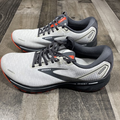 Brooks Ghost 14 Men's size 12.5 running shoes sneakers gray neutral *READ* - Picture 2 of 9