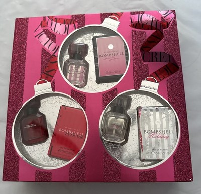 Victoria's Secret Eau De Parfum BOMBSHELL HOLIDAY Intense Mini Gift Set Perfume