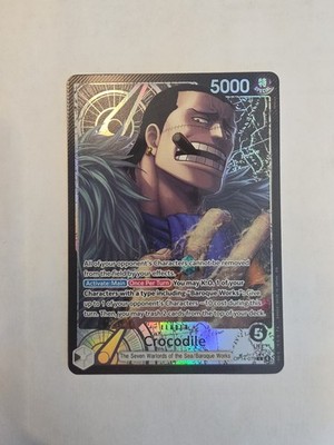 その他 L GEAR SOLID Trading Card GRIZZLY 36 ONE PIECE THE AZURE SEA'S SEVEN CROCODILE ALT ART LEADER OP14-079