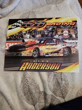 NHRA ancien document de stock voiture Greg Anderson Pro. 