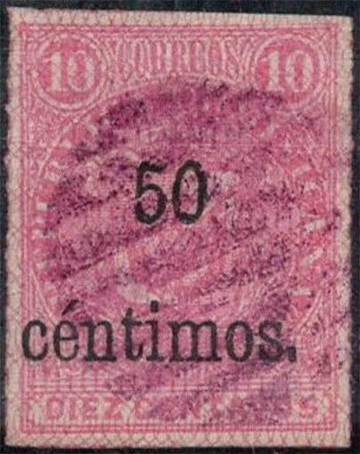 República Dominicana 1883 Mi. 46 Estampado 100% 50 C - Imagen 1 de 1