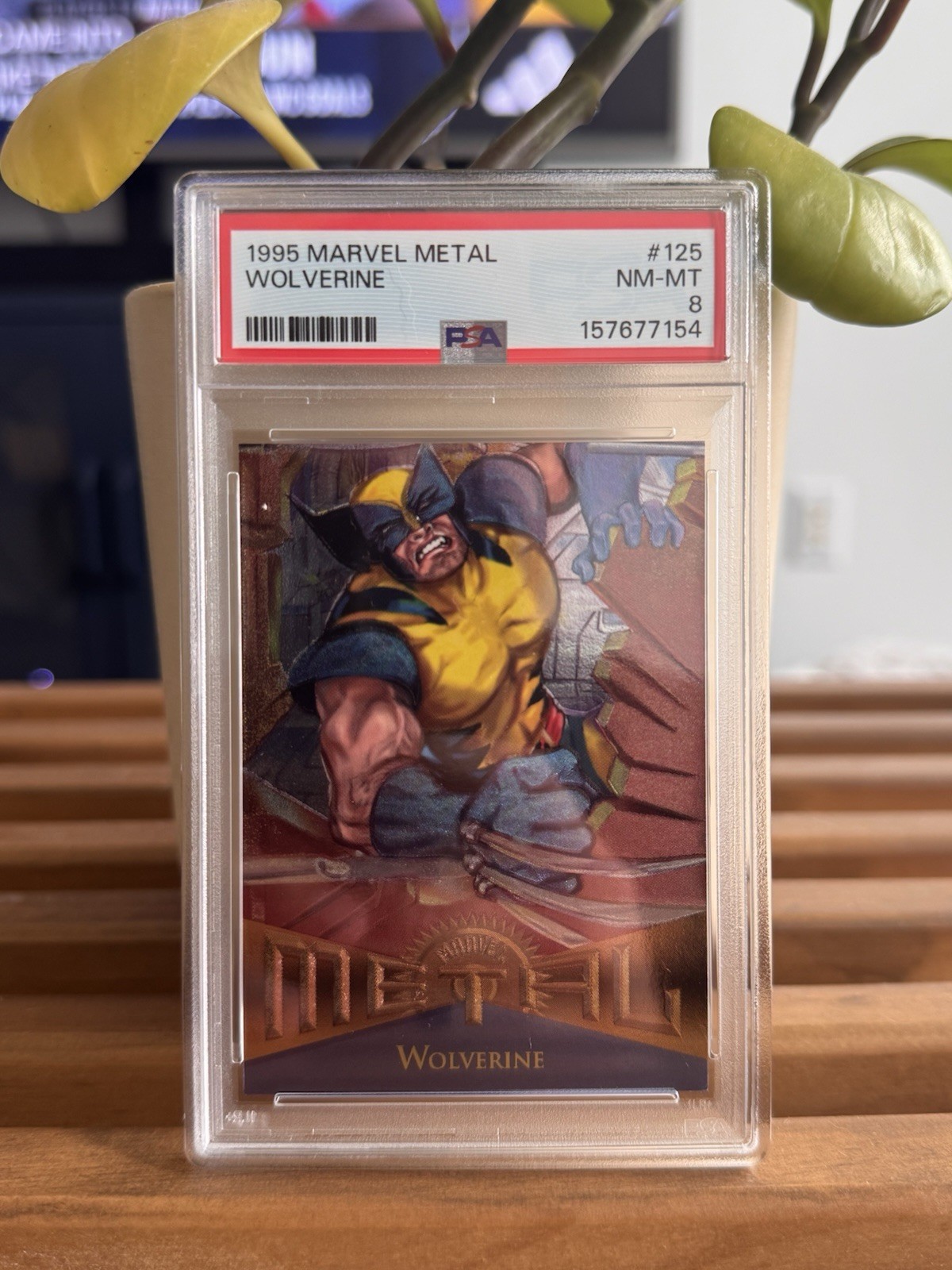 1995 Marvel Metal Wolverine #125 PSA 8