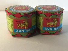 12 Jars Xun HU -tiger Balm Red Herbal Rub Arthritis Pain Relief Massage