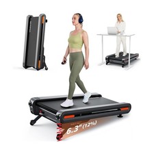 Walking Pad Treadmill with Auto Incline 6 Levels 12 - 18"x43" Wide Full Deck...