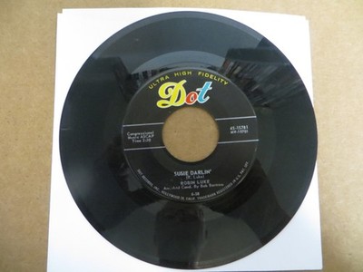 Robin Luke   Susie Darlin' - 1958 - Dot Records 45-15781 7'' Single G+/Generic