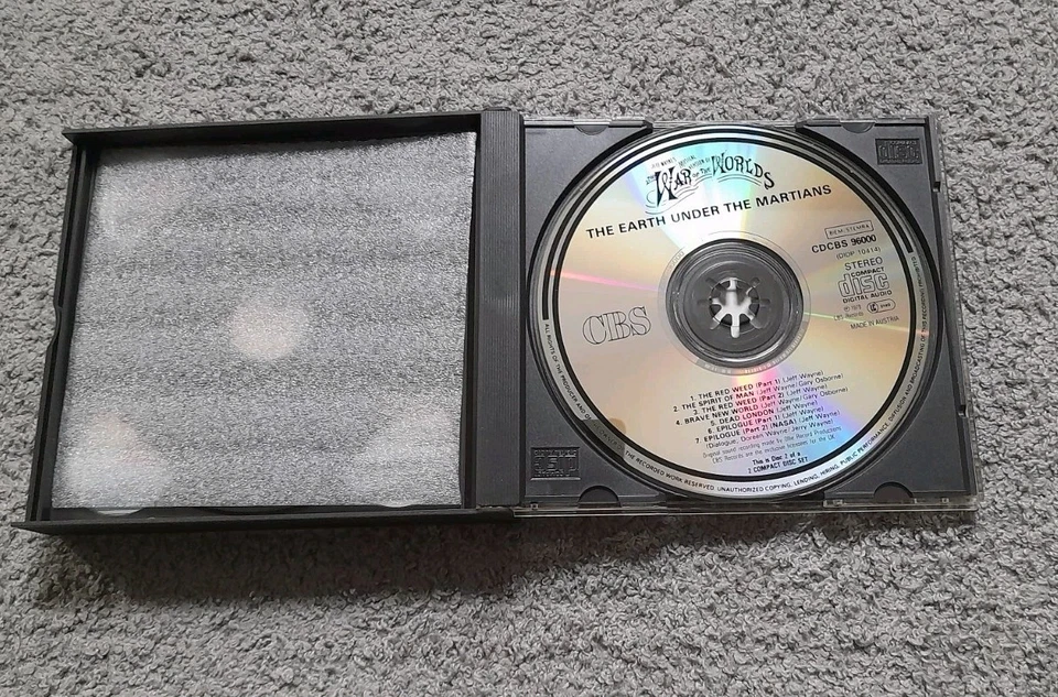 Jeff Wayne's WAR OF THE WORLDS - Doppel-CD 1985 A/NL, dicke CD-Box & Booklet! - Bild 3 von 4