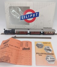 Liliput: Zillertalbahn H0 Set mit Lok, 3 Wagen und Schienen