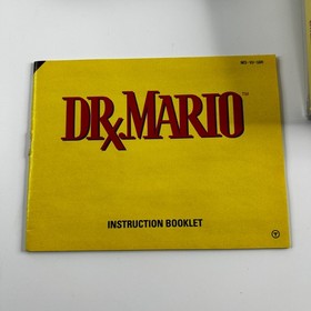Dr. Mario (Nintendo NES, 1990 PAL A) Puzzle Manual Included Working