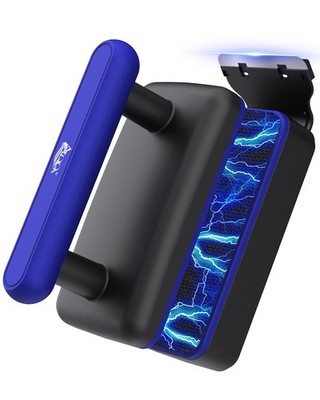 Magnetic Aquarium Fish Tank Glass Cleaner, Dual-Blades Algae Scraper Glass Cl...