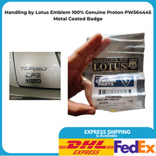 Handling By Lotus Emblem 100 Genuine Proton Pw564445 Metal Coated Badge
