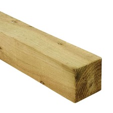 Incised Pressure Treated Timber Fence Post 75x75x2400mm 15 Year Guarantee FSC